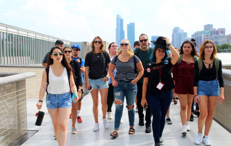 Chicago Quarter class touring the city.